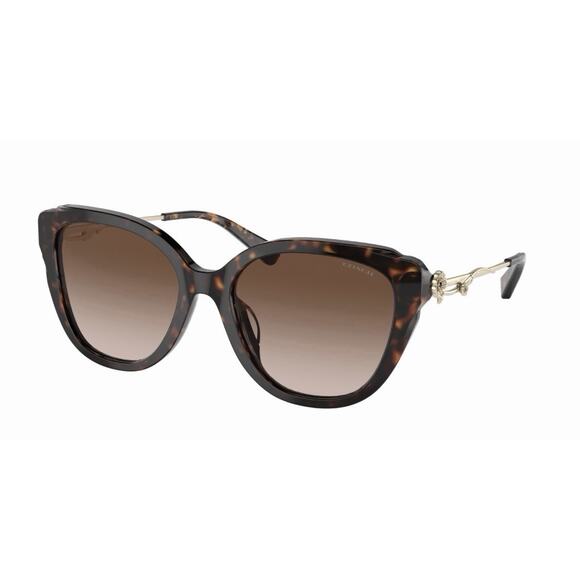 COACH Womens Sunglasses HC8347BU 512013 - 55mm Lens - Dark Tortoise Shell main image 7